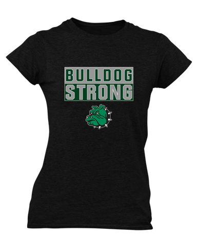 Trimble Bulldogs Mascot Strong #1 Women's Premium SS T-Shirt