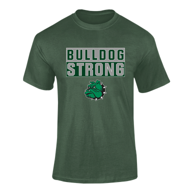 Trimble Bulldogs Mascot Strong #1 Men's Premium SS T-Shirt