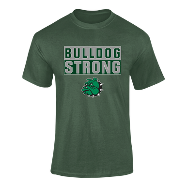 Trimble Bulldogs Mascot Strong #1 Men's SS T-Shirt