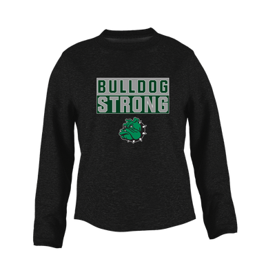 Trimble Bulldogs Mascot Strong #1 Women's Sweatshirt