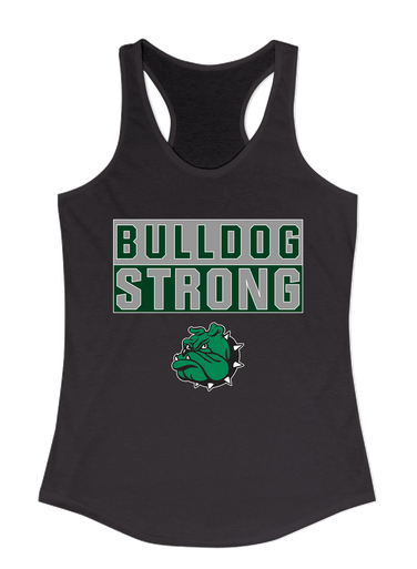 Trimble Bulldogs Mascot Strong #1 Women's Tank Top