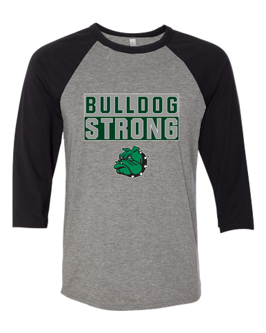 Trimble Bulldogs Mascot Strong #1 Men's Baseball T-Shirt