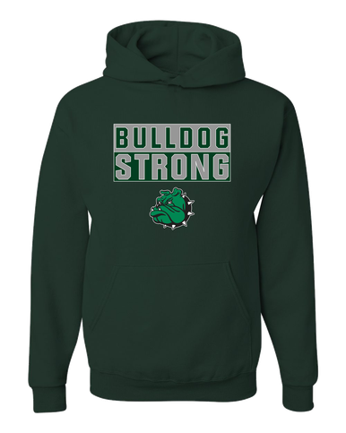 Trimble Bulldogs Mascot Strong #1 Men's Premium Hoodie