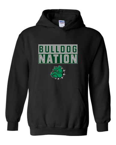 Trimble Bulldogs Mascot Nation #1 Men's Hoodie