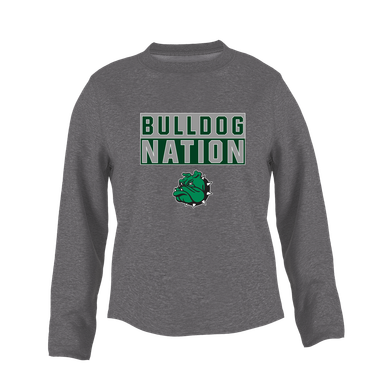 Trimble Bulldogs Mascot Nation #1 Women's Sweatshirt