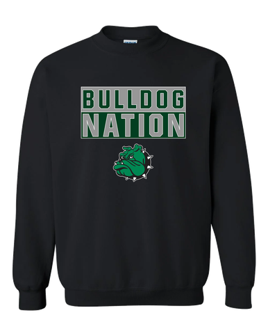 Trimble Bulldogs Mascot Nation #1 Men's Sweatshirt