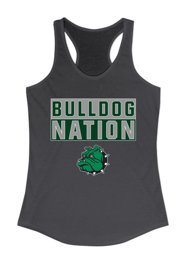 Trimble Bulldogs Mascot Nation #1 Women's Tank Top
