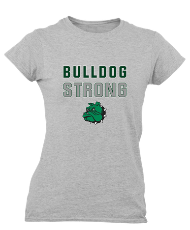 Trimble Bulldogs Mascot Strong #2 Women's Premium SS T-Shirt