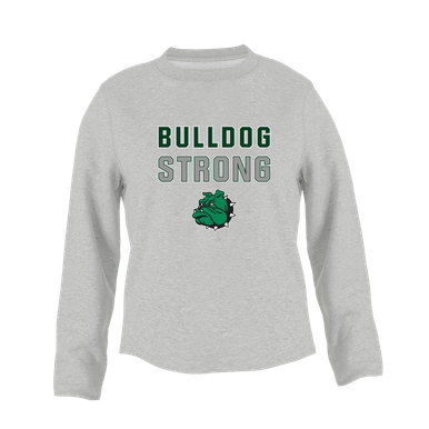 Trimble Bulldogs Mascot Strong #2 Women's Sweatshirt