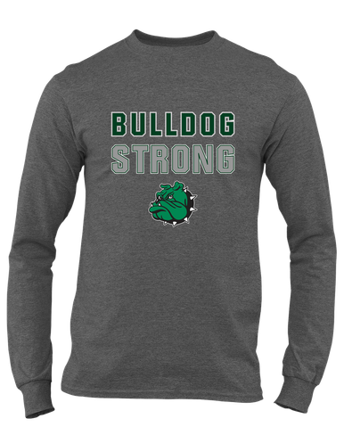 Trimble Bulldogs Mascot Strong #2 Men's Premium LS T-Shirt