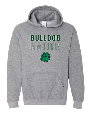 Trimble Bulldogs Mascot Nation #2 Men's Hoodie