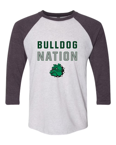 Trimble Bulldogs Mascot Nation #2 Men's Baseball T-Shirt