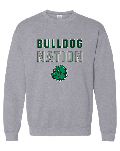 Trimble Bulldogs Mascot Nation #2 Men's Sweatshirt