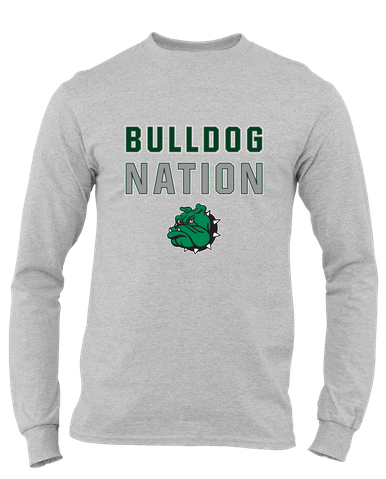 Trimble Bulldogs Mascot Nation #2 Men's Premium LS T-Shirt