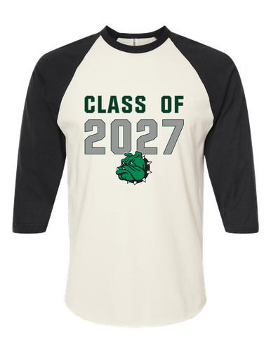 Trimble Bulldogs Mascot Class of 2027 Men's Baseball T-Shirt