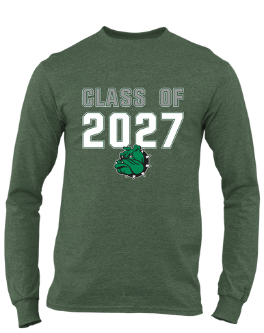 Trimble Bulldogs Mascot Class of 2027 Men's Premium LS T-Shirt