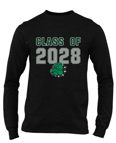 Trimble Bulldogs Mascot Class of 2028 Men's Premium LS T-Shirt