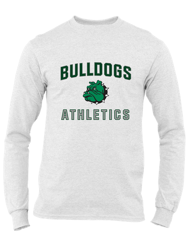 Trimble Bulldogs Mascot Athletics Men's LS T-Shirt
