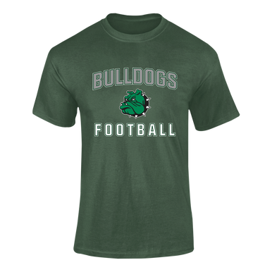 Trimble Bulldogs Mascot Football #1 Men's SS T-Shirt