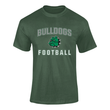 Trimble Bulldogs Mascot Football #1 Men's Premium SS T-Shirt