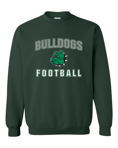Trimble Bulldogs Mascot Football #1 Men's Sweatshirt