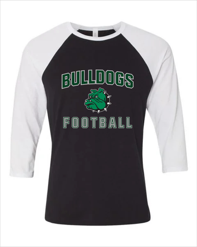 Trimble Bulldogs Mascot Football #1 Men's Baseball T-Shirt