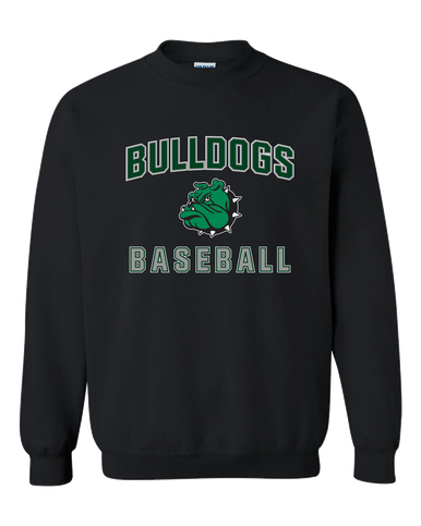 Trimble Bulldogs Mascot Baseball #1 Men's Sweatshirt