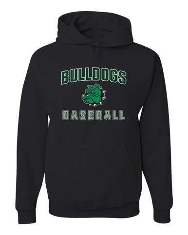 Trimble Bulldogs Mascot Baseball #1 Men's Premium Hoodie