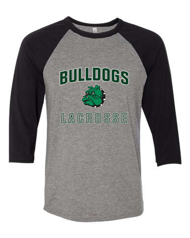 Trimble Bulldogs Mascot Lacrosse Men's Baseball T-Shirt