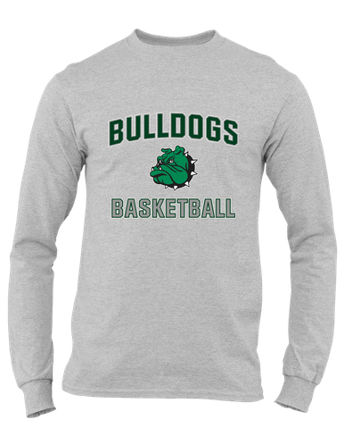 Trimble Bulldogs Mascot Basketball #1 Men's Premium LS T-Shirt