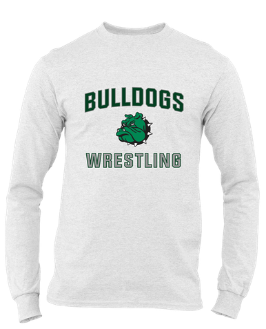 Trimble Bulldogs Mascot Wrestling Men's Premium LS T-Shirt