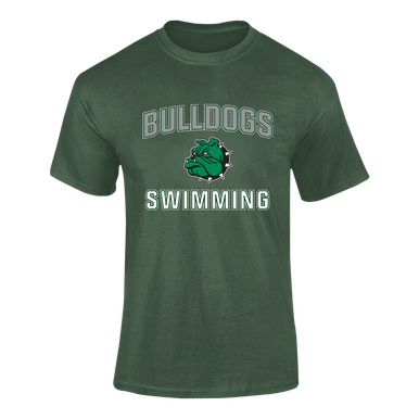 Trimble Bulldogs Mascot Swimming Men's SS T-Shirt
