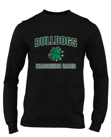 Trimble Bulldogs Mascot Marching Band Men's Premium LS T-Shirt