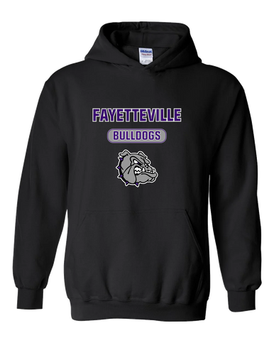 Fayetteville Bulldogs Mascot #3 Men's Hoodie