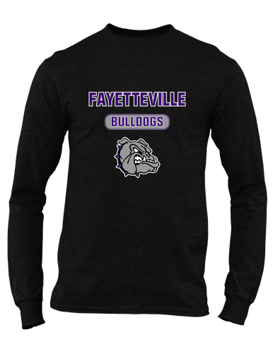 Fayetteville Bulldogs Mascot #3 Men's LS T-Shirt