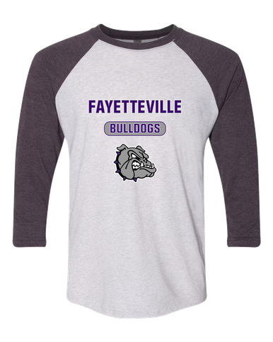 Fayetteville Bulldogs Mascot #3 Men's Baseball T-Shirt