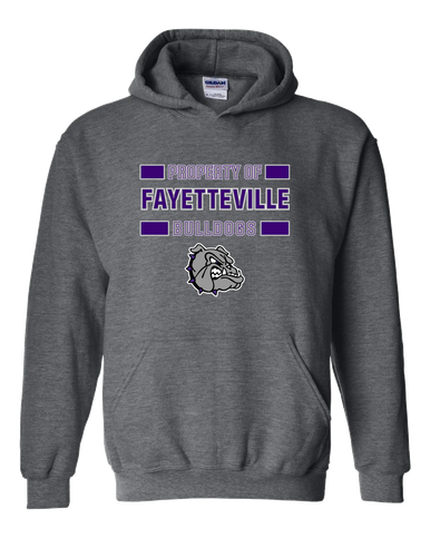Fayetteville Bulldogs Property Of Men's Hoodie