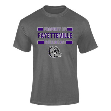 Fayetteville Bulldogs Property Of Men's SS T-Shirt