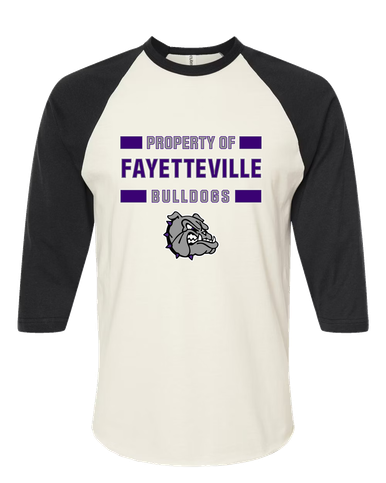 Fayetteville Bulldogs Property Of Women's Baseball T-Shirt