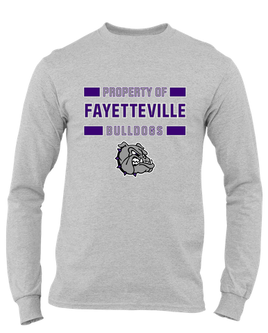 Fayetteville Bulldogs Property Of Men's Premium LS T-Shirt