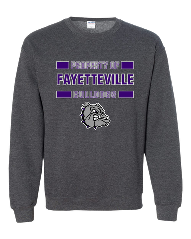 Fayetteville Bulldogs Property Of Men's Sweatshirt