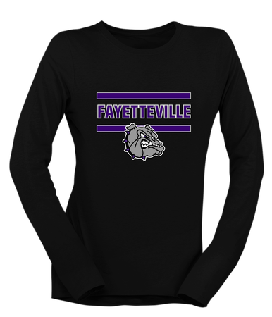 Fayetteville Bulldogs Mascot #4 Women's Premium LS T-Shirt