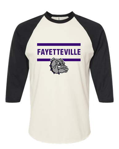 Fayetteville Bulldogs Mascot #4 Men's Baseball T-Shirt