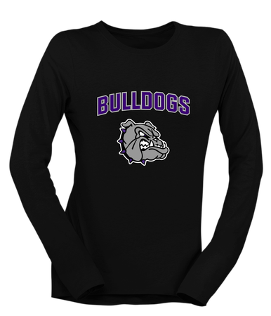 Fayetteville Bulldogs Mascot #6 Women's LS T-Shirt