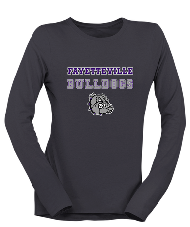 Fayetteville Bulldogs Spirit Women's LS T-Shirt