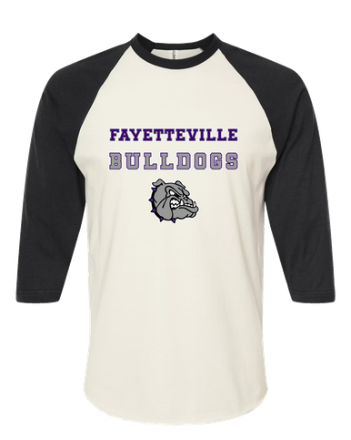 Fayetteville Bulldogs Spirit Women's Baseball T-Shirt