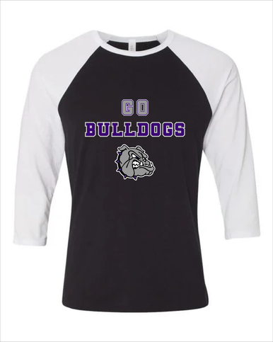 Fayetteville Bulldogs Go Team Women's Baseball T-Shirt
