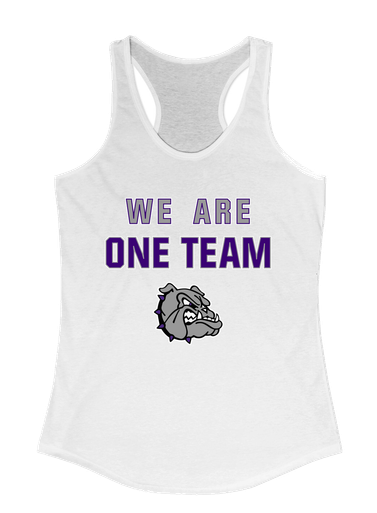 Fayetteville Bulldogs We Are One Team Women's Tank Top