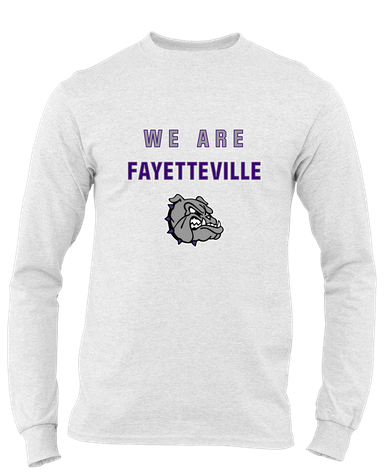 Fayetteville Bulldogs We Are Men's LS T-Shirt