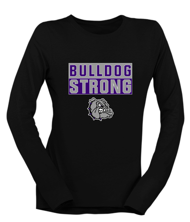 Fayetteville Bulldogs Strong #1 Women's LS T-Shirt